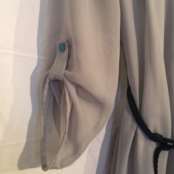 Lavender Dress with Teal accent - Picture 6 of 7